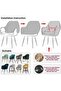 2-Piece Set Universal Armchair Covers Removable Washable for Dining Chairs Kitchens Restaurants Banquets Weddings Brown - 3