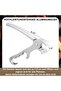 Two multi-functional heating plate clips, 19cm aluminum oven clips, ergonomic and heat-resistant. - 4