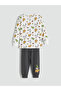 Animal Patterned Boys' Pyjamas Set