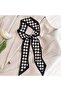 Women's Patterned Scarf Hair Bag Accessory Band Shawl Scarf - 2