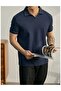 Men's Cotton Open Collar Commuter Short Sleeve Polo Shirt - 3