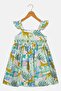 Toddlers Girl Allover Print Dress, Multicolor - 3