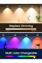 6-piece cabinet lighting set, wireless magnetic charging LED, 3 color temperature + 9 RGB LED window lights, dimmable wardrobe lights - 2