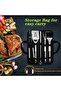 10-piece BBQ tool set - includes storage bag - 5