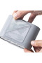 Toothbrush holder with wall-mounting holes, no drilling required, suitable for hotels - Gray - 5