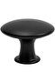 20 round cabinet handles, drawer and wardrobe door hardware (black)