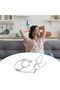 Air-acoustic tube headphones, dual-helix anti-radiation headphones for mobile phones, earbud microphone noise-canceling headphones, 3.5mm. - 3