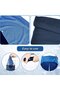 2-Pack U-Shaped Hooded Cooling Towels - Quick-Drying Microfiber UV Protective Beach & Gym Towels - 5