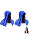 2-Pack U-Shaped Hooded Cooling Towels - Quick-Drying Microfiber UV Protective Beach & Gym Towels