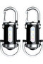2-pack super bright mini keychain flashlights, 7-speed adjustable, waterproof LED mini flashlights, suitable for outdoor camping.