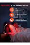Red light reading light For reading in bed - clip-on strip w/timer & dimmable - desks - laptops - headboards - 2