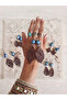 6 Pairs of Plastic Bohemian Earrings Set Coffee - 4