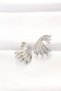 Brass Silver Color Earrings