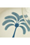 Palm Tree Print Bone China Tajine with Glass Lid - 12x6x13 cms - 3
