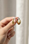 Yellow Color Crescent Design Bijoux Earrings - Stylish and Modern Look - 4