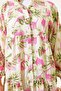 Pink Patterned Button Dress - 4