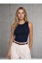 Women's Crew Neck Lycra Basic Sleeveless Bodysuit - 2