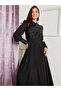 Long Volume Sleeves Sequin Detail A-Line Maxi Dress - 2