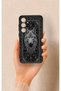 Samsung S24Fe Compatible Ethnic Wolf Pattern Silicone Case