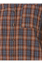 Tan Longline Plaid Oversized Shirt - 5