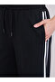 Black Wide Leg Joggers with Side Taping Detail - 3