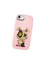iPhone 7 Compatible Case Camera Protector Pink Silicone Couple Phone Case Character Patterned - 3