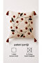 Papatya Bohemian Punch Embroidered Throw Pillow Cover (Without Inner Filling) - 5