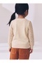 Girl's Sleeve Detailed Sweater Beige - 2