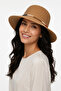 Women's Trendy Straw Camel Hat |   Bell Model Corded Holiday Product - 3