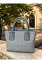 Sky Blue Luxe Tote