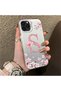 iPhone 11 Pro Compatible Silicone Edge Hard Back Case Couple Phone Case with Letter S Pattern - 3
