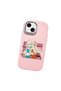 Pink Silicone Case with Camera Protection Compatible with iPhone 15 Shock-Absorbing - 4