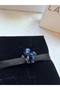 Blue Octopus Silver Charm - 3