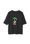 Women's Oversize T-Shirt Thoughtful Character Print Short Sleeve Round Neck Relaxed Fit Casual Modern - 2
