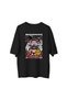 Men's Oversize Graphic Printed T-Shirt Manga Style Battle-Themed Retro Design Comfortable Casual - 2