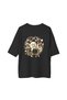 Women's Oversize T-Shirt 100% Cotton Ice Cream Popcorn Octopus Print Casual Relaxed Fit Modern - 2