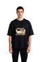 Men's Oversize Graphic Printed T-Shirt Training Themed Relaxed Fit Short Sleeve Casual Sport Modern