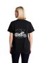Women's Motorcycle Printed Short Sleeve T-Shirt Bold Lettering Character Freedom Themed Casual Comfortable Modern