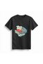 Women's Retro Dj Turntable Printed Graphic T-Shirt Music Party Themed Relaxed Fit Casual Modern Stylish - 2