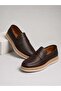 Brown Genuine Leather Poly Sole Men's Shoes B710 - 3