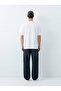 V-Neck Basic White T-Shirt - 2