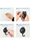 Two-piece suction cup hook set in black - 5