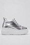 Cloudlift Women's Hidden Heel Sneaker Suede Daily Comfortable Sports Shoes Height Increasing 8cm - 2