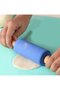 Non-stick rolling pin 2-piece set, silicone, suitable for children, eco-friendly. - 3