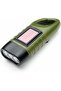 2 solar rechargeable emergency flashlights green. - 3