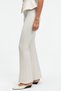 Kalyysia women high waist wide leg Slim Fit ecru pants - 3