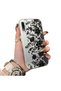 Samsung Galaxy A30/A20 Compatible Elegant Black Lace Flower Pattern Case, High Quality Phone Case - 2