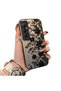 Realme C65 4g Compatible Elegant Black Lace Flower Pattern Case, High Quality Matte Phone Case - 2