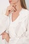 Women's Ruffle Detailed Long Sleeve Shirt 40031 - White - 5
