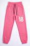 Girl's 4-Piece Double Pocket Printed Jogger Sweatpants - 5